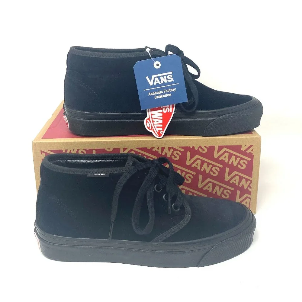 NEW Vans High Top Chukka 49 Dx Skateboarding Suede Womens Size Black VN0A4BTI2P2 - Picture 1 of 10